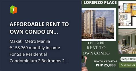 RENT TO OWN CONDO IN MAKATI OFFERS NO .